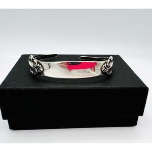 Vintage Reed and Barton sterling silver spoon style non-engraved ID cuff